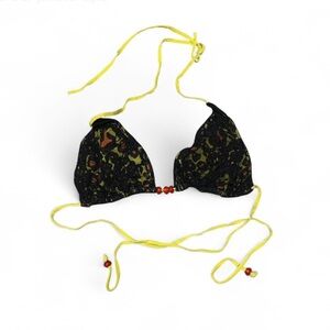 Sinful Leopard Print Lace Reversible Swim Top